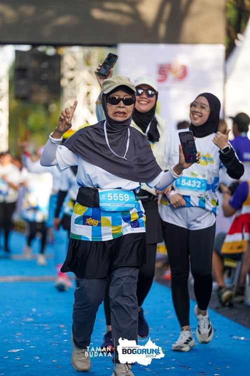 Race photo from Taman Budaya x BOGORUN 2025