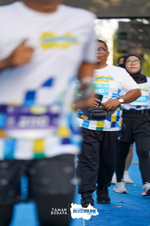 Race photo from Taman Budaya x BOGORUN 2025