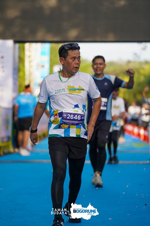 Race photo from Taman Budaya x BOGORUN 2025