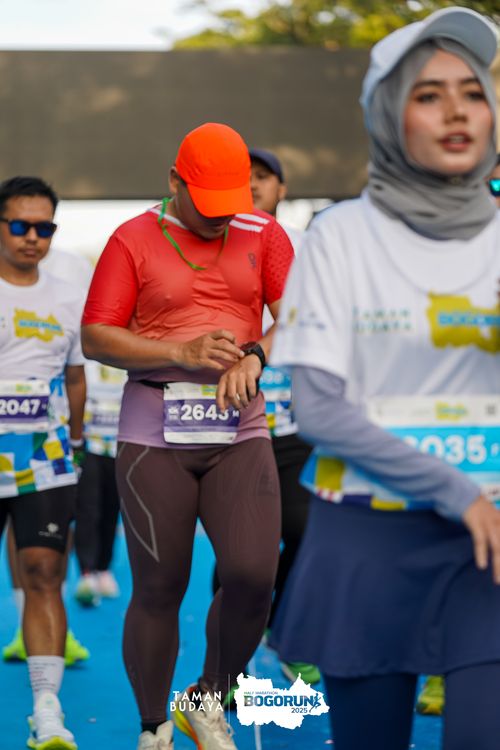 Race photo from Taman Budaya x BOGORUN 2025