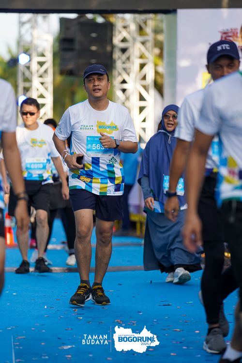 Race photo from Taman Budaya x BOGORUN 2025