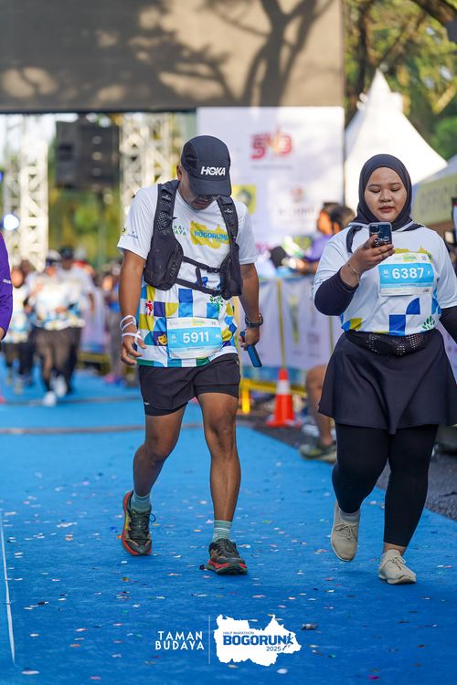 Race photo from Taman Budaya x BOGORUN 2025