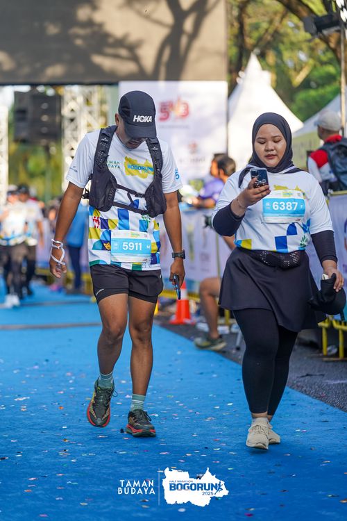 Race photo from Taman Budaya x BOGORUN 2025