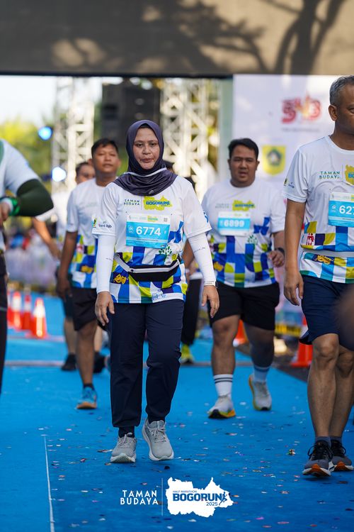 Race photo from Taman Budaya x BOGORUN 2025