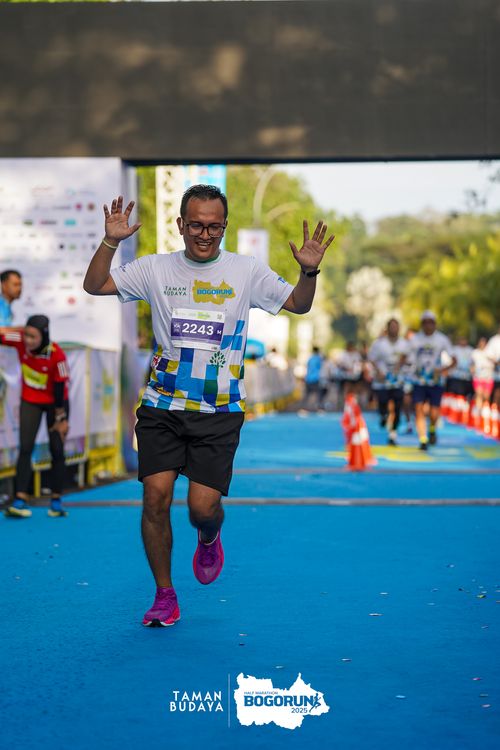Race photo from Taman Budaya x BOGORUN 2025