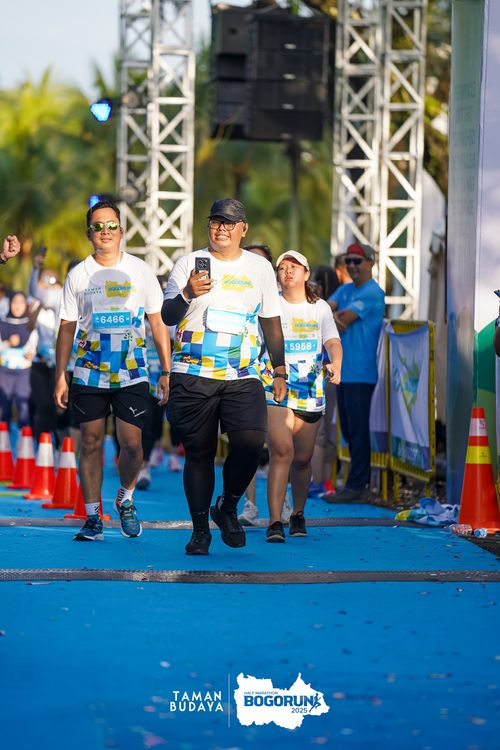 Race photo from Taman Budaya x BOGORUN 2025
