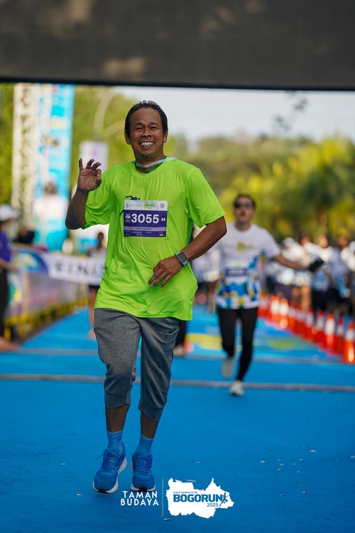 Race photo from Taman Budaya x BOGORUN 2025