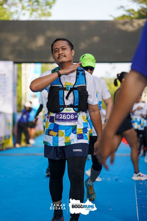 Race photo from Taman Budaya x BOGORUN 2025