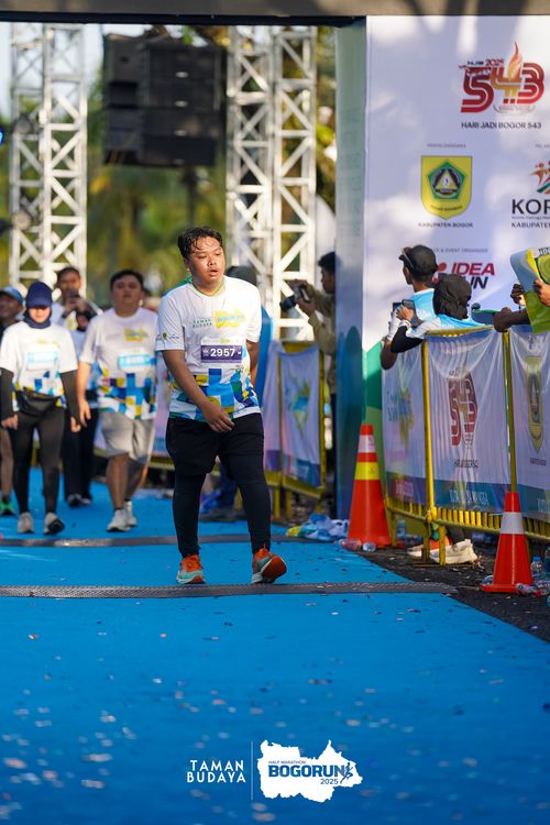 Race photo from Taman Budaya x BOGORUN 2025