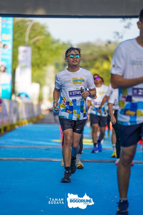 Race photo from Taman Budaya x BOGORUN 2025