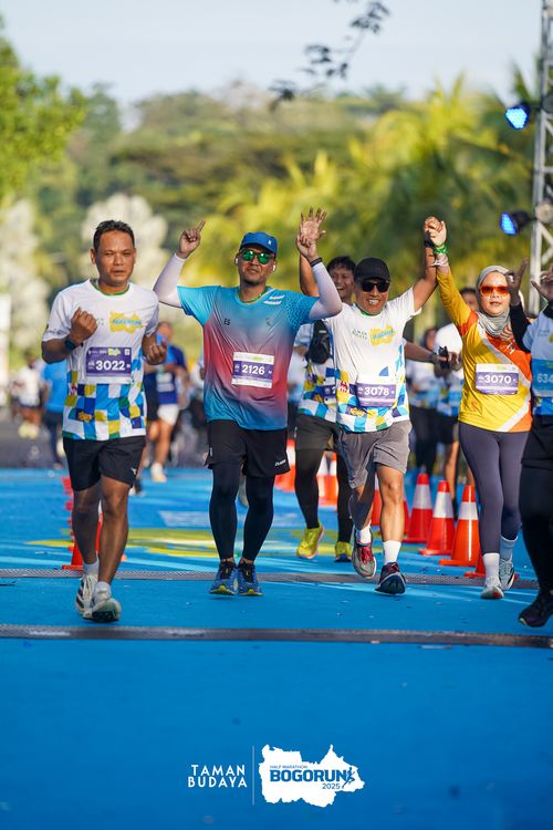 Race photo from Taman Budaya x BOGORUN 2025