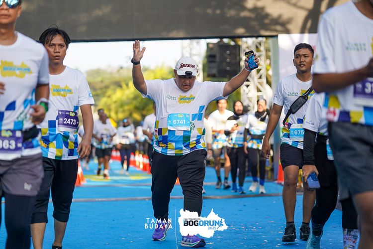Race photo from Taman Budaya x BOGORUN 2025