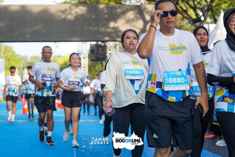 Race photo from Taman Budaya x BOGORUN 2025