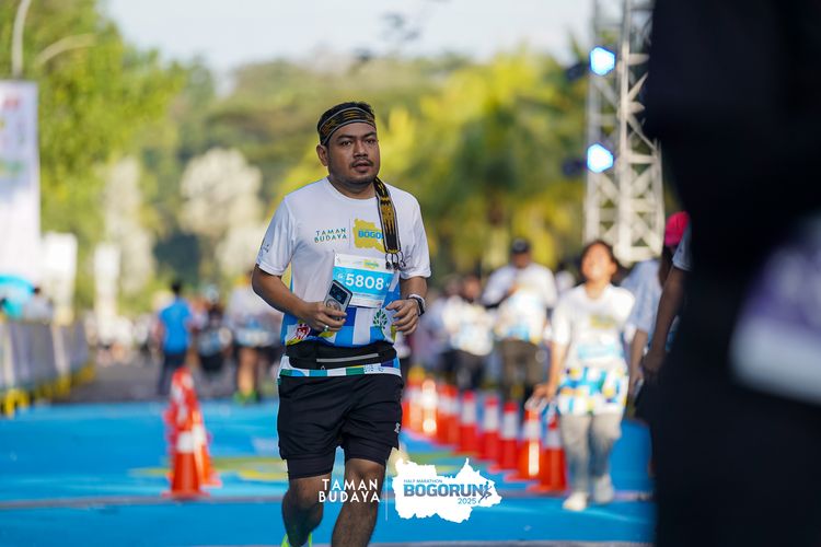 Race photo from Taman Budaya x BOGORUN 2025