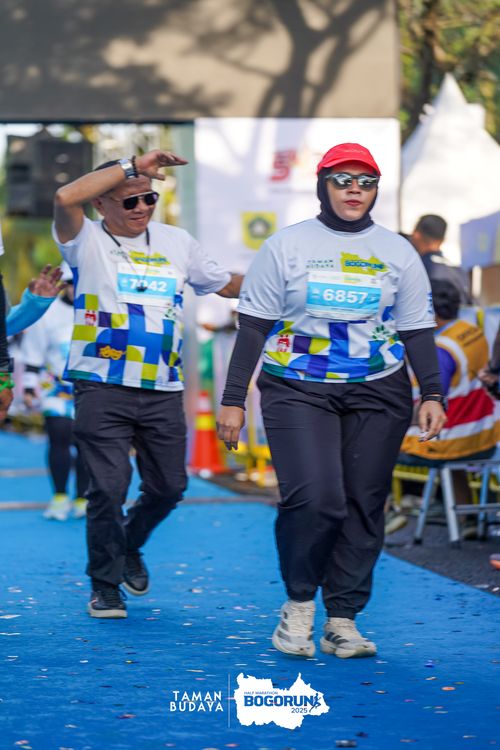 Race photo from Taman Budaya x BOGORUN 2025