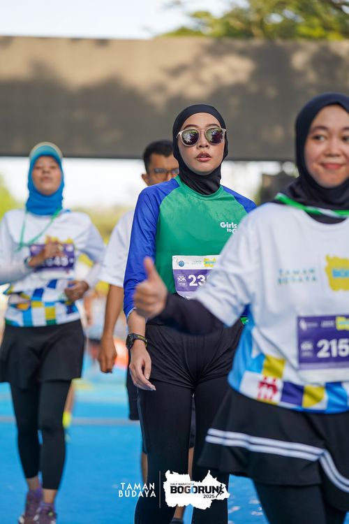 Race photo from Taman Budaya x BOGORUN 2025