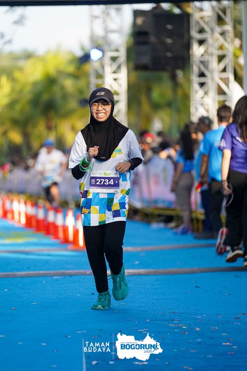Race photo from Taman Budaya x BOGORUN 2025