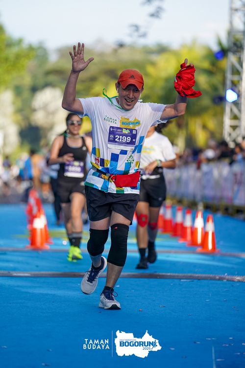 Race photo from Taman Budaya x BOGORUN 2025