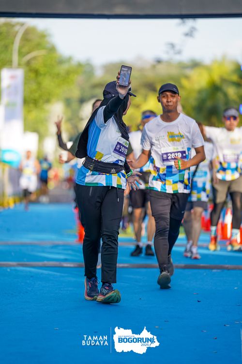 Race photo from Taman Budaya x BOGORUN 2025