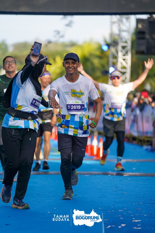 Race photo from Taman Budaya x BOGORUN 2025