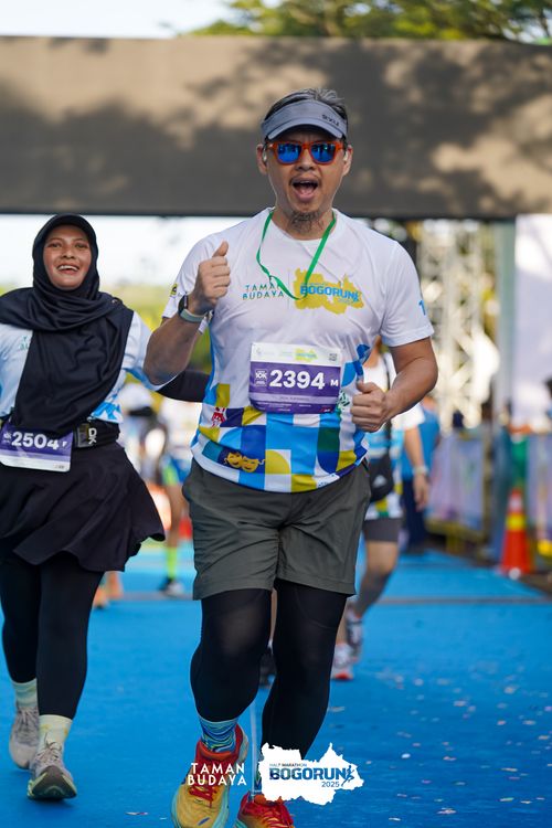 Race photo from Taman Budaya x BOGORUN 2025