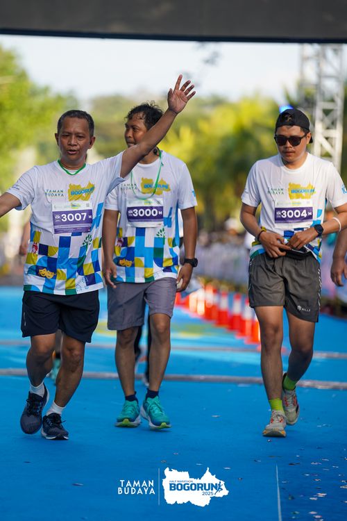 Race photo from Taman Budaya x BOGORUN 2025