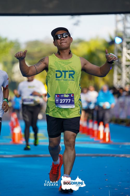 Race photo from Taman Budaya x BOGORUN 2025