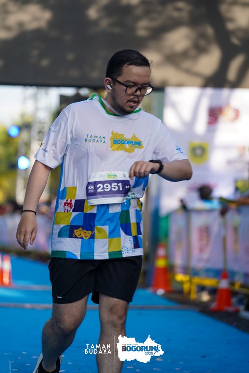 Race photo from Taman Budaya x BOGORUN 2025