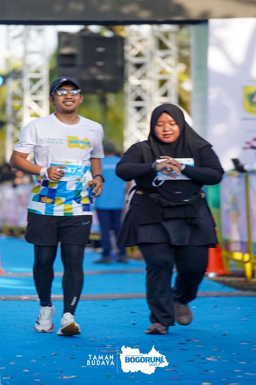 Race photo from Taman Budaya x BOGORUN 2025