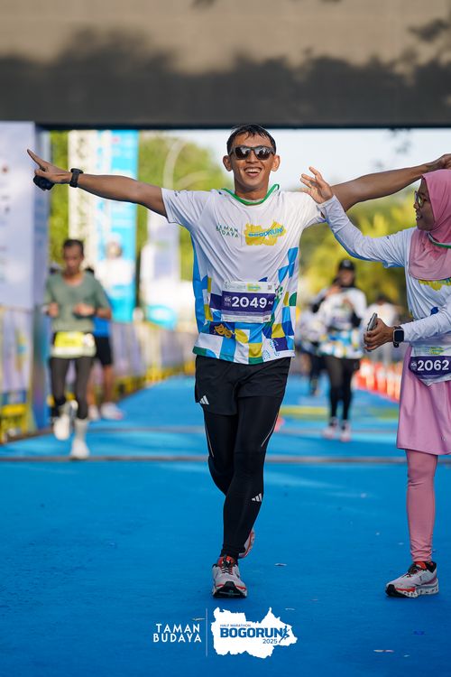 Race photo from Taman Budaya x BOGORUN 2025