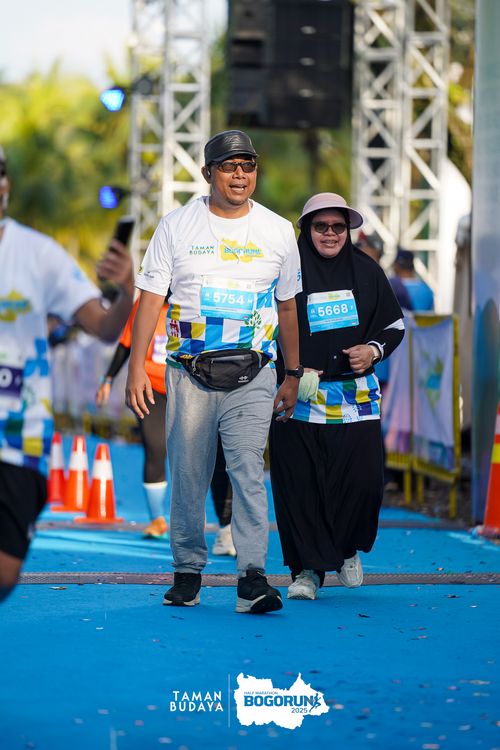 Race photo from Taman Budaya x BOGORUN 2025