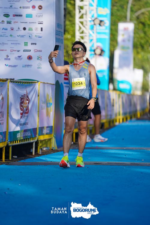 Race photo from Taman Budaya x BOGORUN 2025
