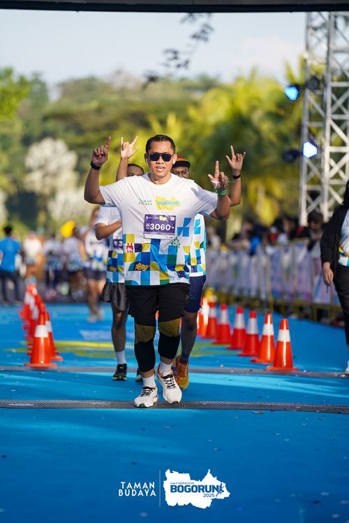 Race photo from Taman Budaya x BOGORUN 2025