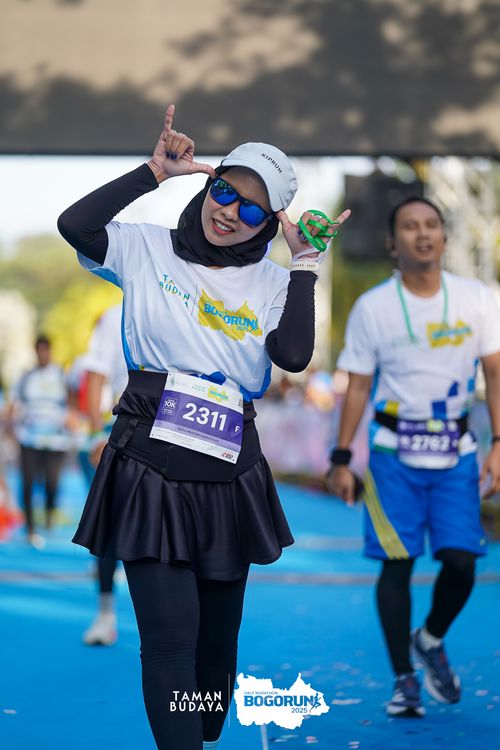 Race photo from Taman Budaya x BOGORUN 2025