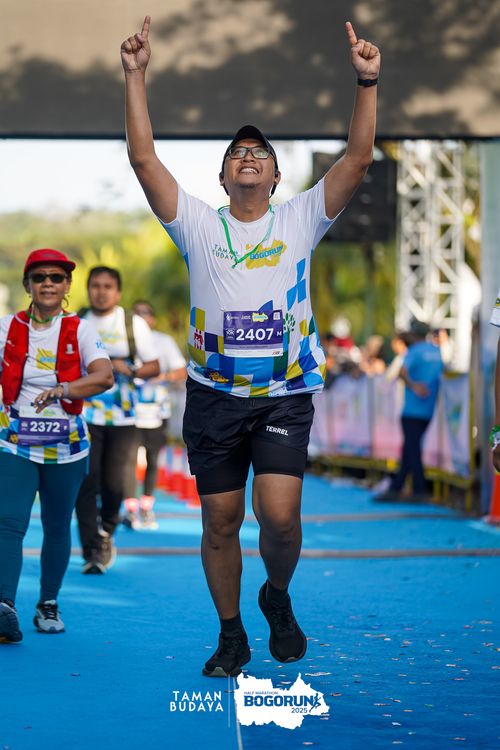 Race photo from Taman Budaya x BOGORUN 2025
