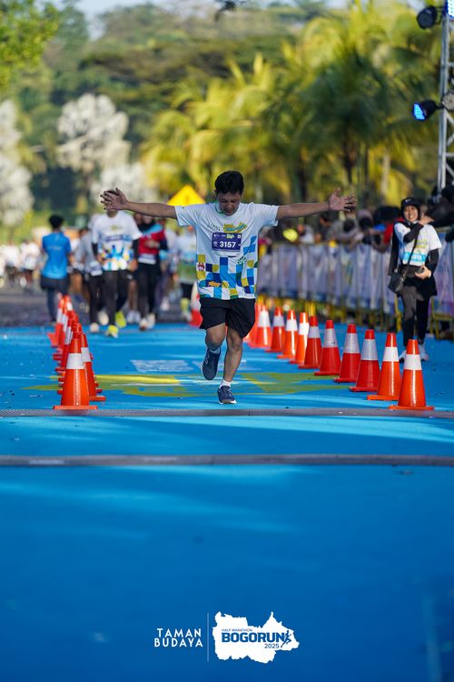Race photo from Taman Budaya x BOGORUN 2025