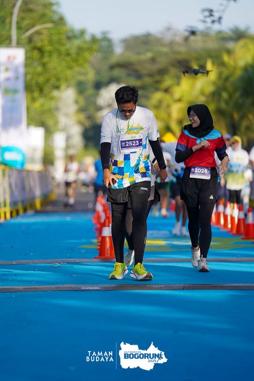 Race photo from Taman Budaya x BOGORUN 2025