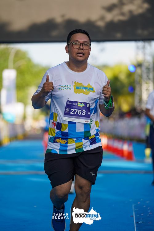 Race photo from Taman Budaya x BOGORUN 2025