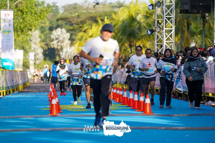 Race photo from Taman Budaya x BOGORUN 2025