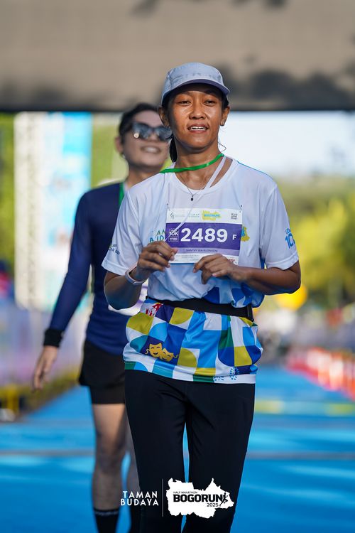 Race photo from Taman Budaya x BOGORUN 2025