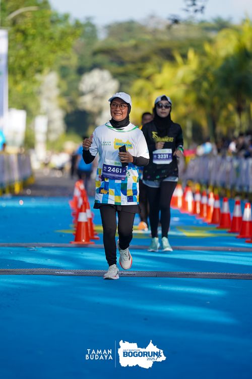Race photo from Taman Budaya x BOGORUN 2025