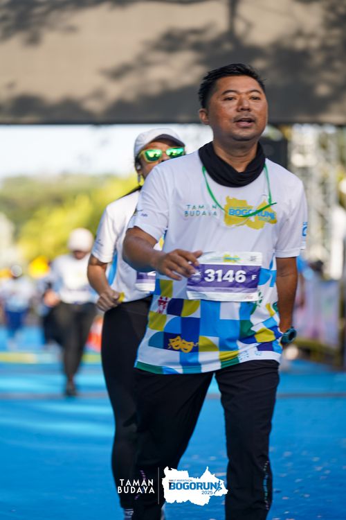 Race photo from Taman Budaya x BOGORUN 2025