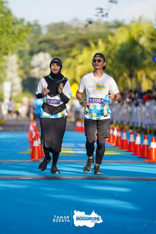 Race photo from Taman Budaya x BOGORUN 2025