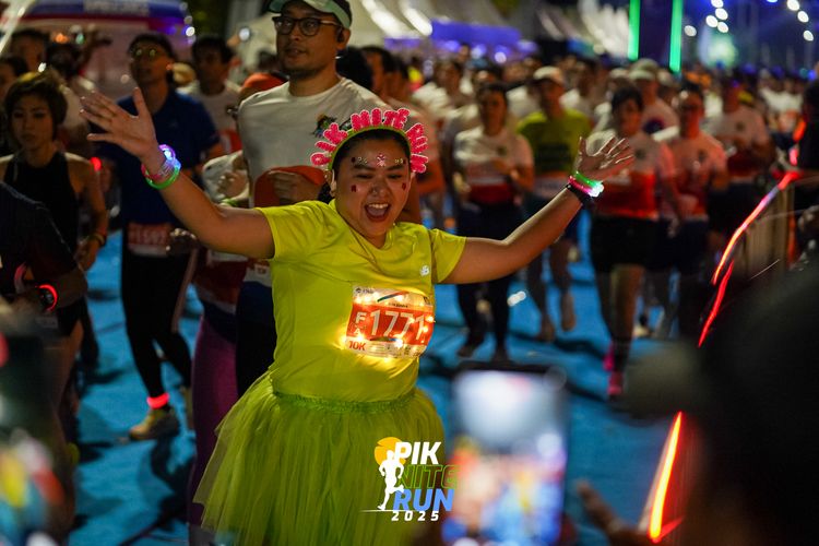 Race photo from PIK NITE RUN 2025