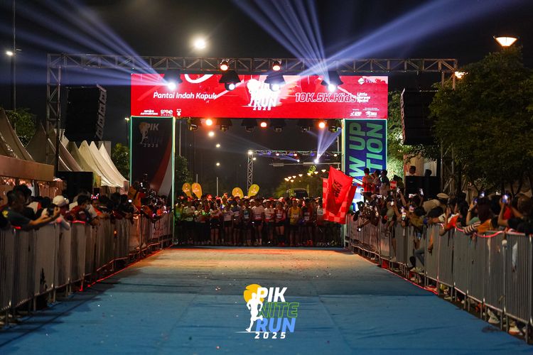 Race photo from PIK NITE RUN 2025