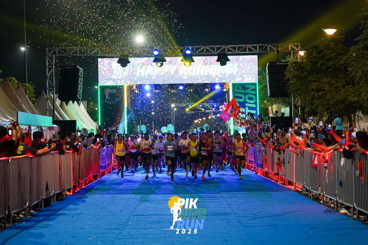 Race photo from PIK NITE RUN 2025
