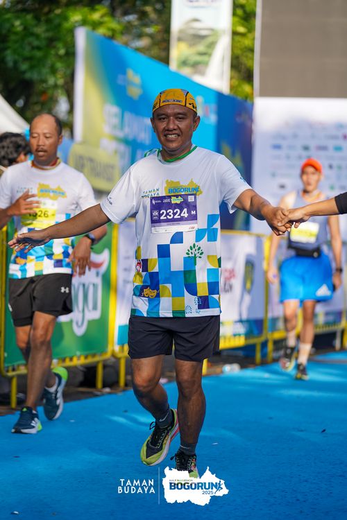 Race photo from Taman Budaya x BOGORUN 2025