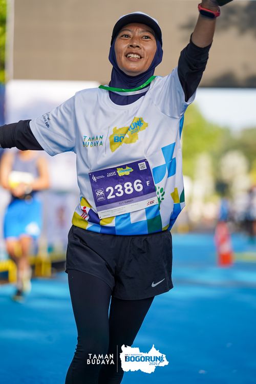 Race photo from Taman Budaya x BOGORUN 2025