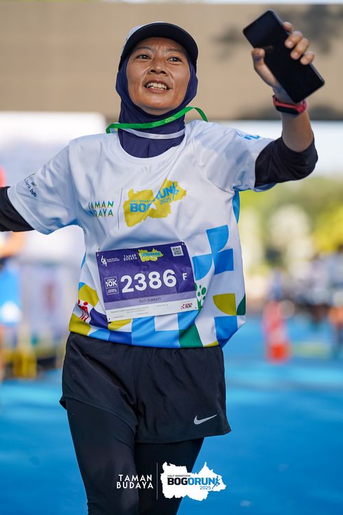 Race photo from Taman Budaya x BOGORUN 2025