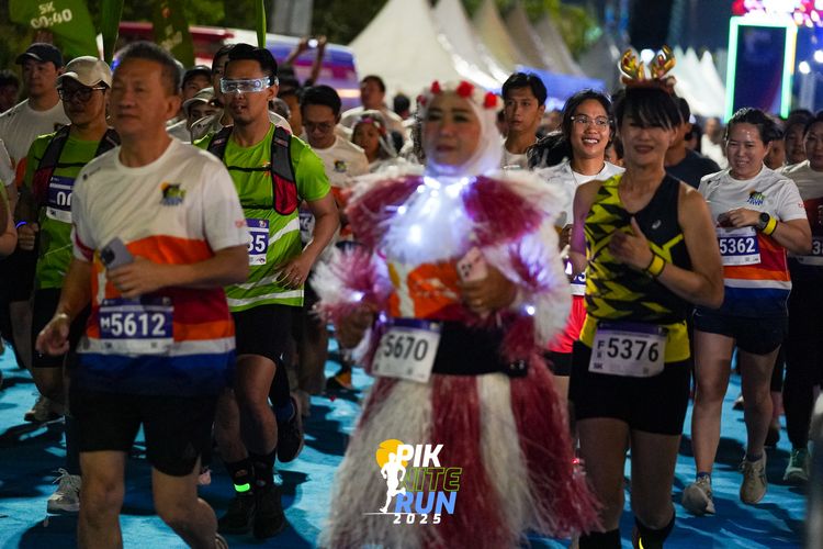 Race photo from PIK NITE RUN 2025